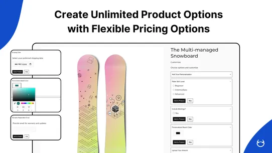 Product Options ‑ Pasilobus screenshot