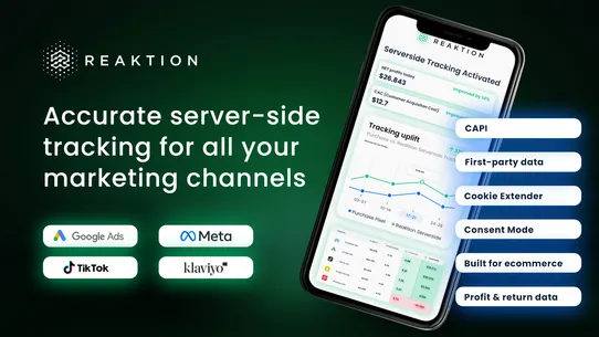 Reaktion Marketing Tracker screenshot