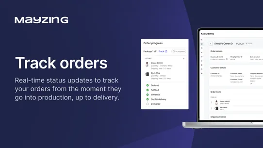 Mayzing Print‑on‑Demand screenshot