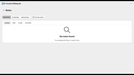 WebCEO E‑Invoice Malaysia screenshot