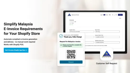 WebCEO E‑Invoice Malaysia screenshot
