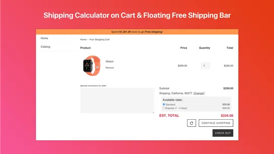 Dr. Shipping Calculator screenshot