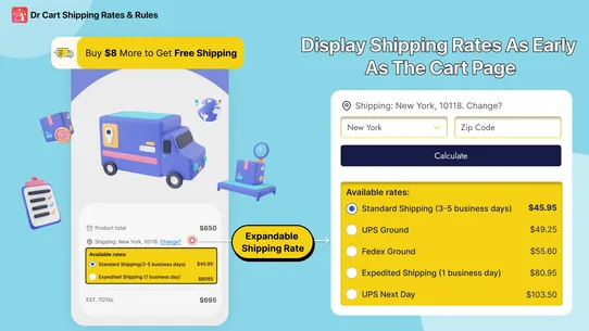 Dr Cart Shipping Rates &amp; Rules screenshot