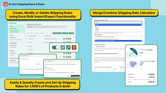 Dr Cart Shipping Rates &amp; Rules screenshot