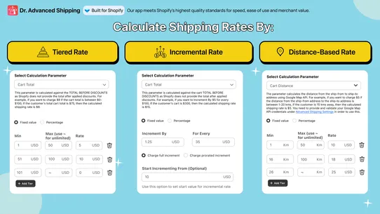 Dr Cart Shipping Rates &amp; Rules screenshot