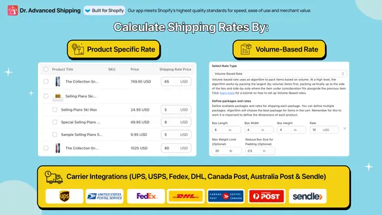 Dr Cart Shipping Rates &amp; Rules screenshot