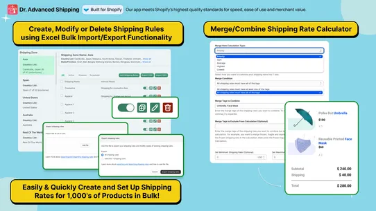 Dr Cart Shipping Rates &amp; Rules screenshot