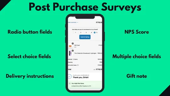 GR: Post Purchase Upsell screenshot