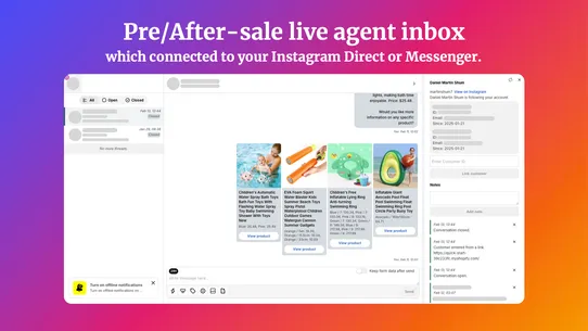 InstaChat ‑ Instagram Sales AI screenshot