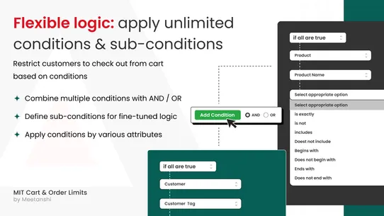 MIT Cart &amp; Order Limits screenshot