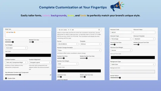 FlashBuzz ‑ Announcement Bar screenshot