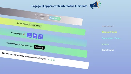 FlashBuzz ‑ Announcement Bar screenshot
