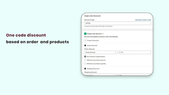 Single code discounts‑swiftbee screenshot