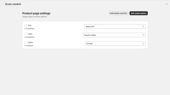 Ecom swatch screenshot
