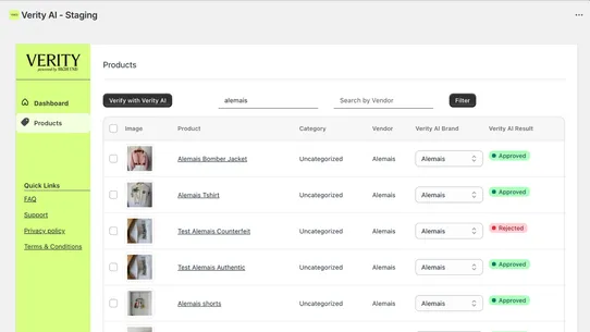 Verity AI screenshot