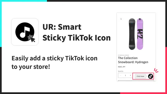 UR: Smart Sticky TikTok Icon screenshot