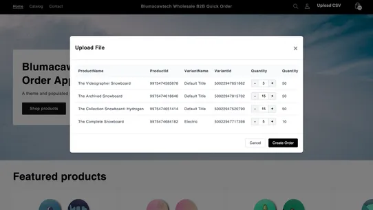 BMT B2B Wholesale Bulk Order screenshot