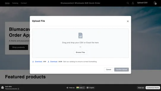 BMT B2B Wholesale Bulk Order screenshot