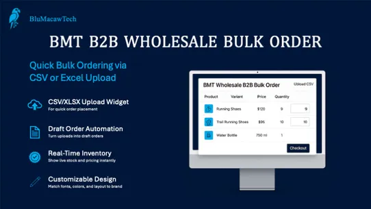 BMT B2B Wholesale Pricing screenshot