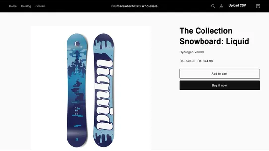 BMT B2B Wholesale Pricing screenshot