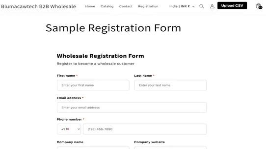 BMT B2B Wholesale Pricing screenshot