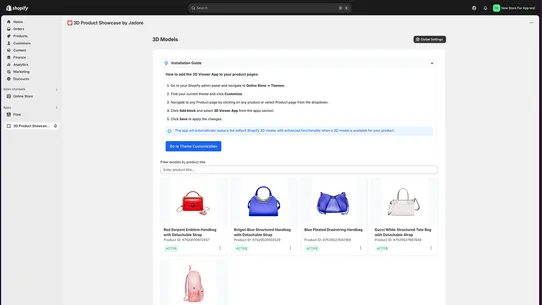 3D Product Showcase by Jadore screenshot
