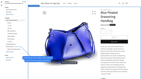 3D Product Showcase by Jadore screenshot