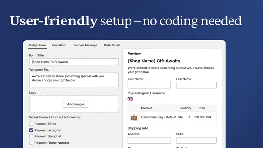 REV ‑ Influencer Gifting screenshot