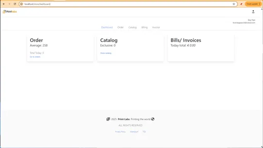 Printlabs screenshot