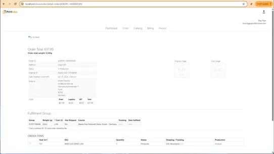 Printlabs screenshot