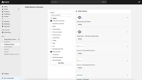 Shipit Delivery Checkout screenshot