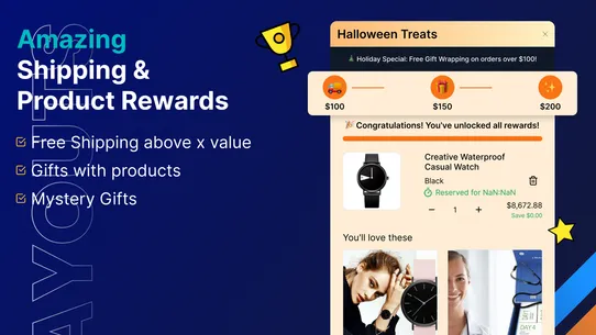 Conversions King Cart &amp; Upsell screenshot