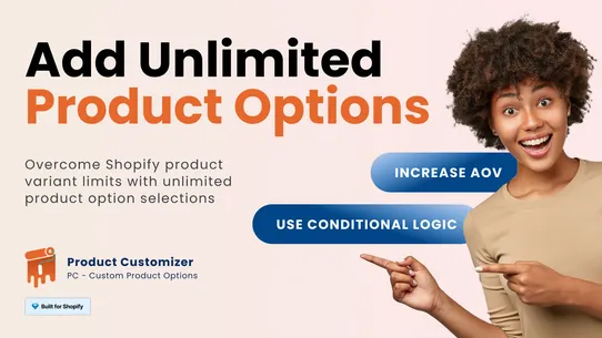 PC ‑ Custom Product Options screenshot