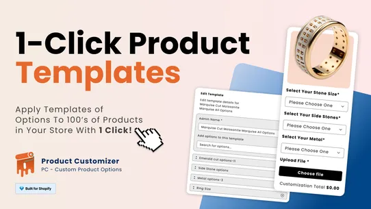 PC ‑ Custom Product Options screenshot