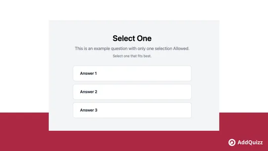 AddQuizz screenshot