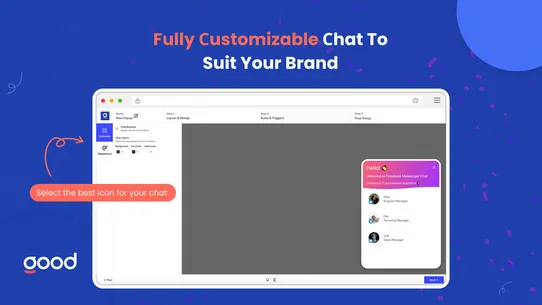 GA: Facebook Messenger screenshot