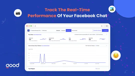 GA: Facebook Messenger screenshot