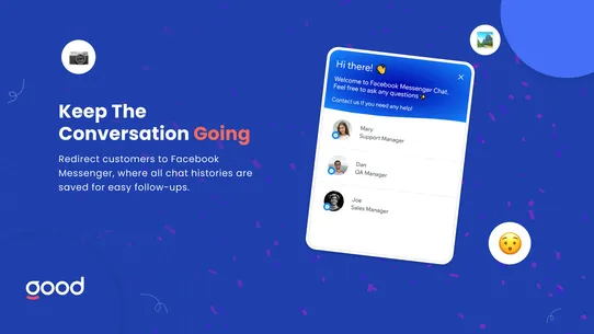 GA: Facebook Messenger screenshot