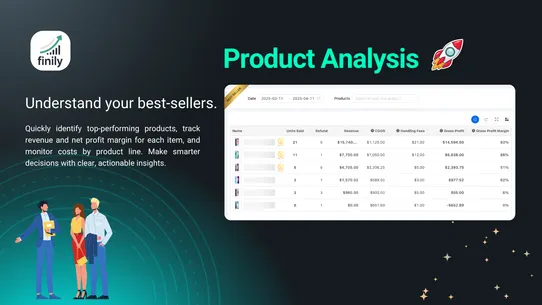 Finily ‑ Profit Analytics screenshot