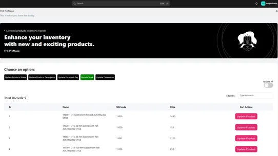 FHE ProMapp screenshot