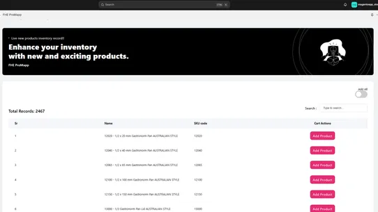 FHE ProMapp screenshot