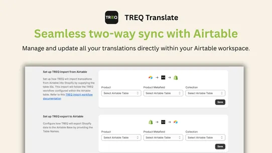 TREQ Translate screenshot
