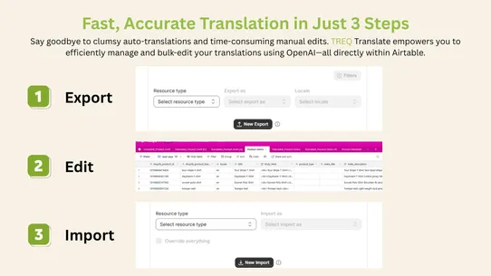 TREQ Translate screenshot