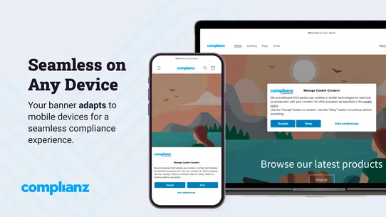Complianz GDPR Cookie Consent screenshot