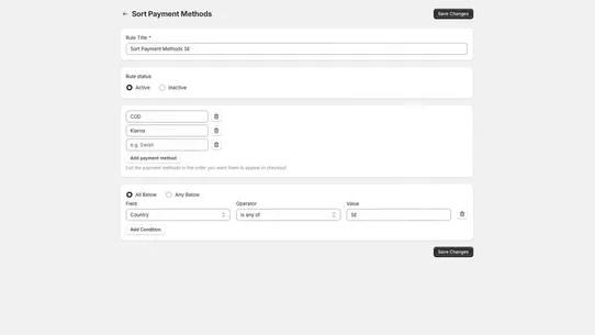 MPH Checkout extensions screenshot