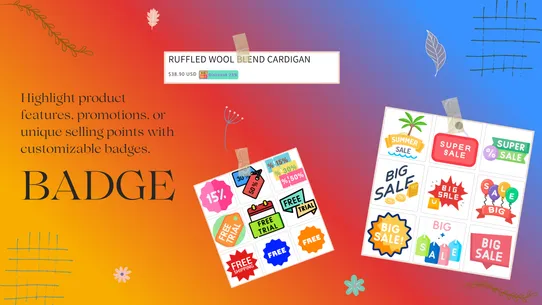 ADV Popups, Labels, Size Chart screenshot