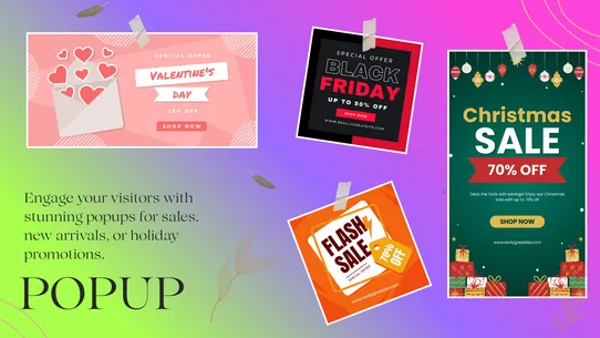 ADV Popups, Labels, Size Chart screenshot