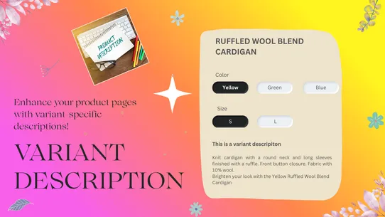ADV Popups, Labels, Size Chart screenshot