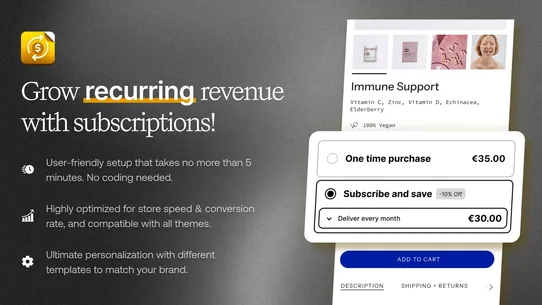 Kaching Subscriptions App screenshot