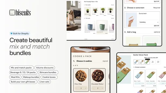 Biscuits Bundle Builder screenshot